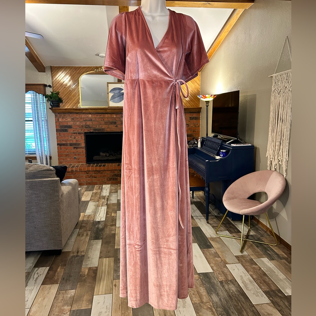 Baltic Born Pink Wrap Dress